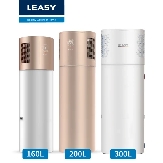 Leasy R134A All-in-One integrierter Warmwasser-Luft-Luft-Energie-Wärmepumpen-Warmwasserbereiter mit 200-l-Emaille-Wassertank