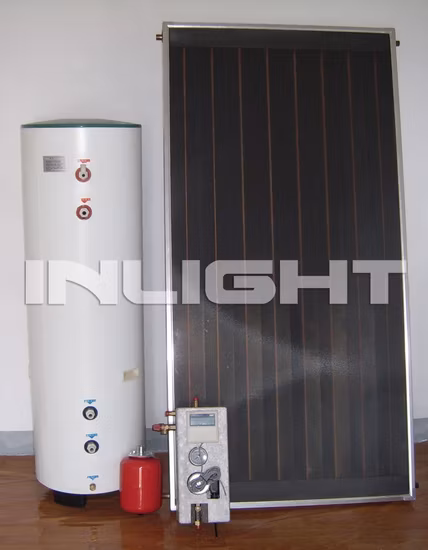 Flacher Solarkollektor mit Kupfer für den Wärmeaustausch