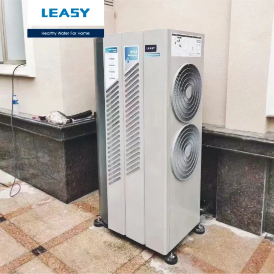  Leasy R134A All-in-One-Wärmepumpe 75 °C Hochtemperatur.  Warmwasserbereiter mit 350 l/420 l integriertem emailliertem Wasserspeicher